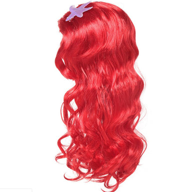 Little Mermaid Ariel Wig     Disneys Little Mermaid can Find her Voice by Topping up One of our Many Ariel Dresses  wig Inspired by Disney's Little Mermaid This item is also part of the Disney costume collection     Polyester, exclusive of decoration / plastic